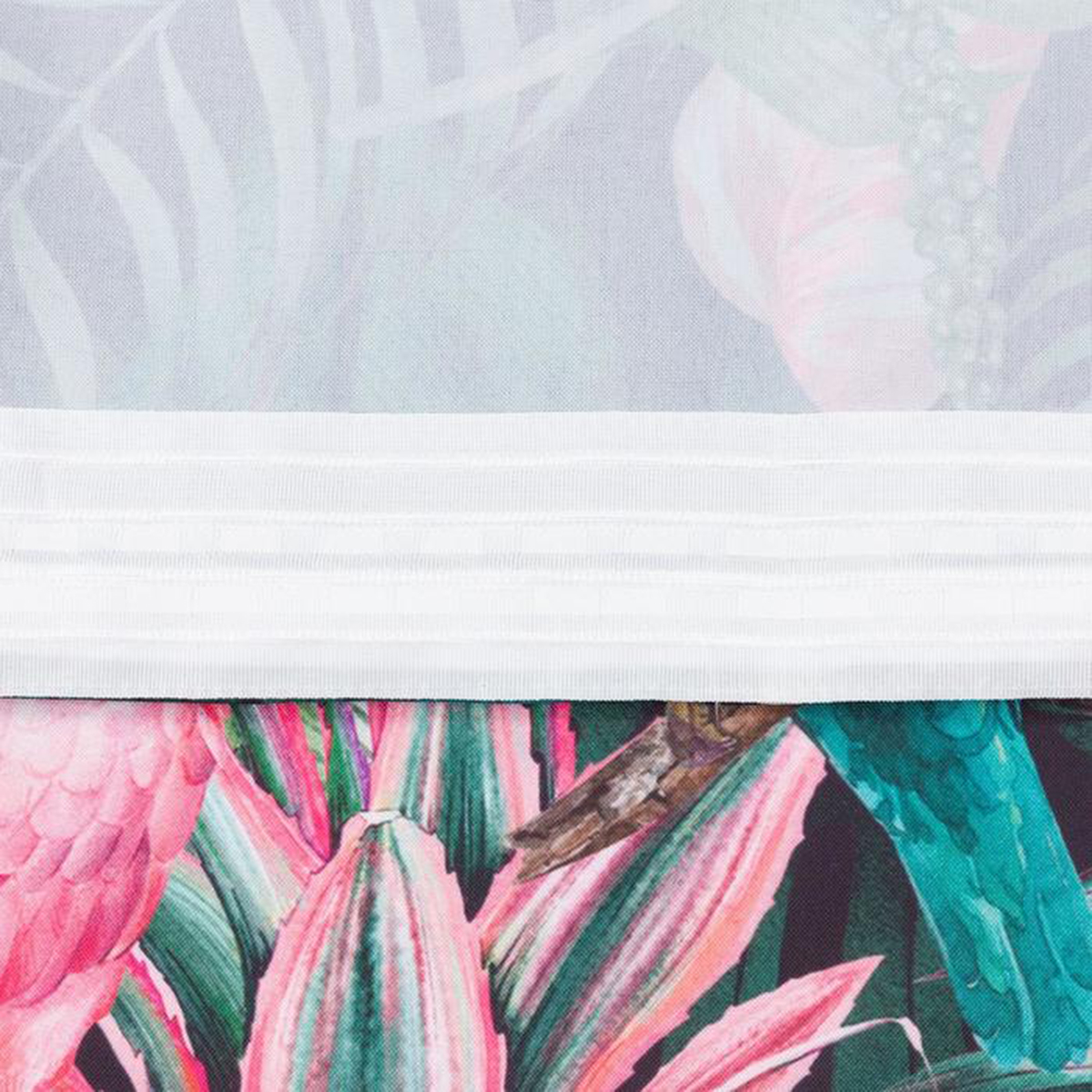 Шторы для кухни "tropical parrots" 145*180 см компл. 2 шт. с подхватами (1) "этель" 5513590