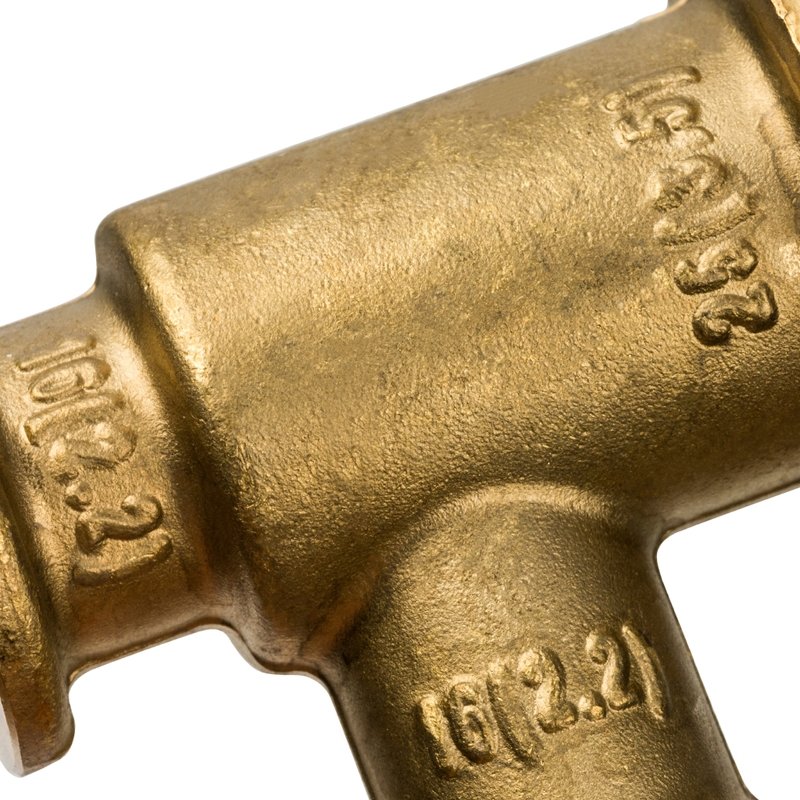 Тройник переходной 25 x 16 x 16 аксиальный для труб PE-X STOUT