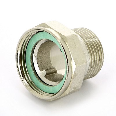 Соединение с накидной гайкой НВ 1'x1"1/4 и термометром UNI-FITT