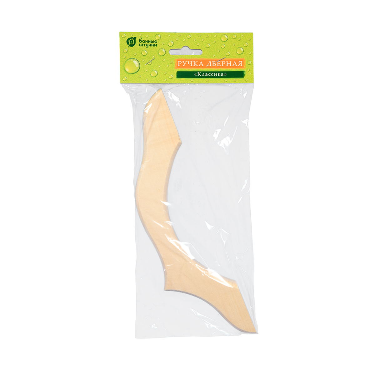 Ручка дверная "классика", липа (1/30) "банные штучки" 32476