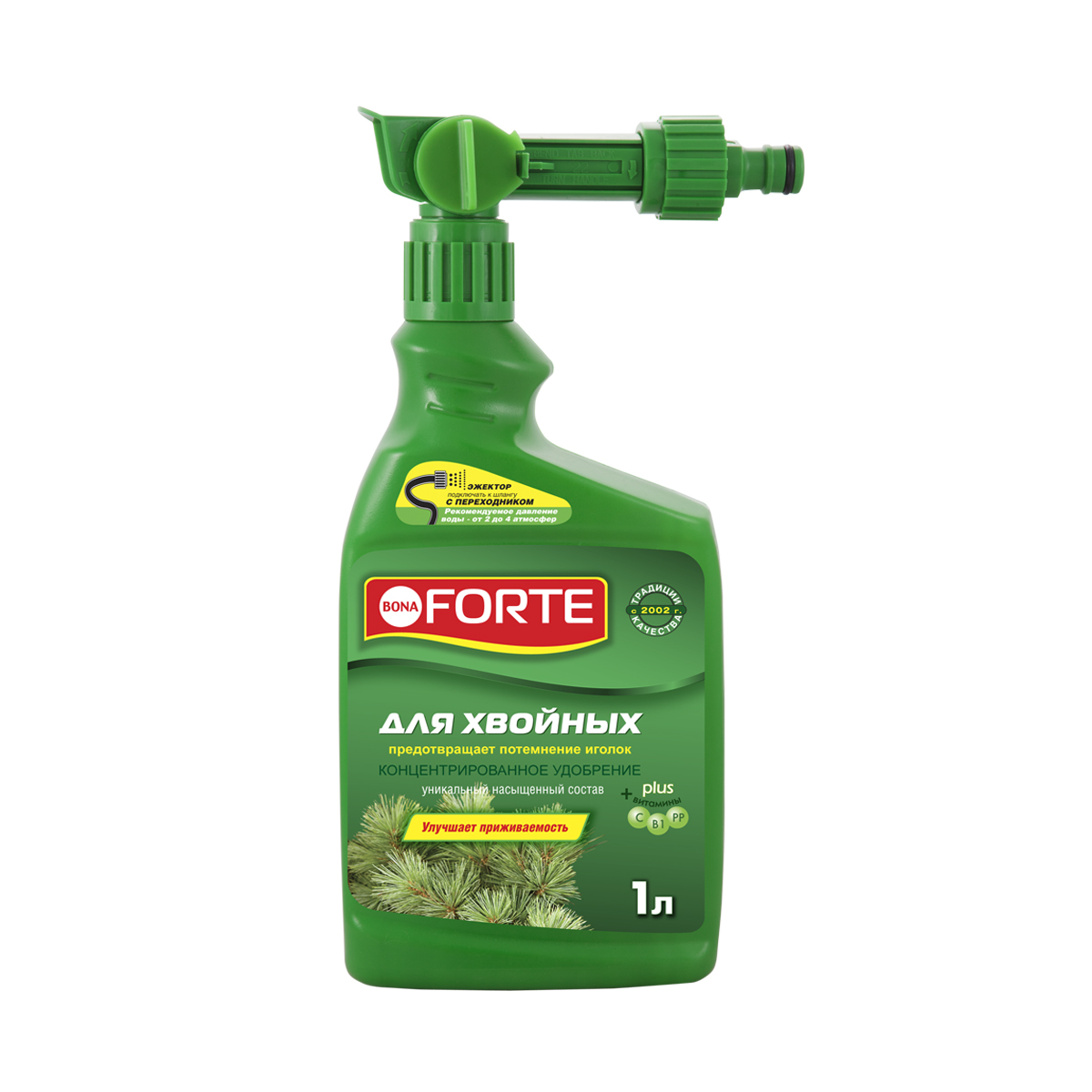 Удобрение жидкое "bona forte" для хвойных растений 1 л (эжектор) (1/8)