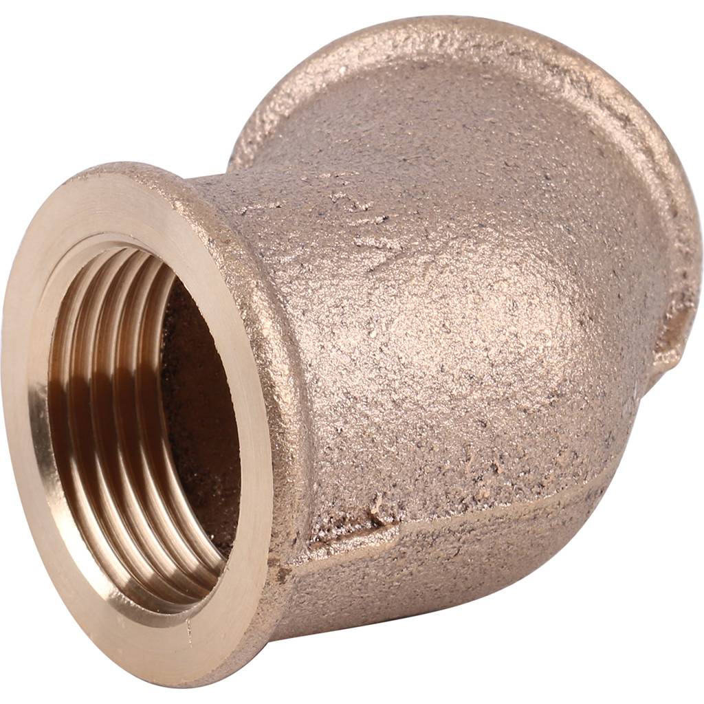 Угол резьбовой 45° (ВР) 1" бронза VIEGA (320652)
