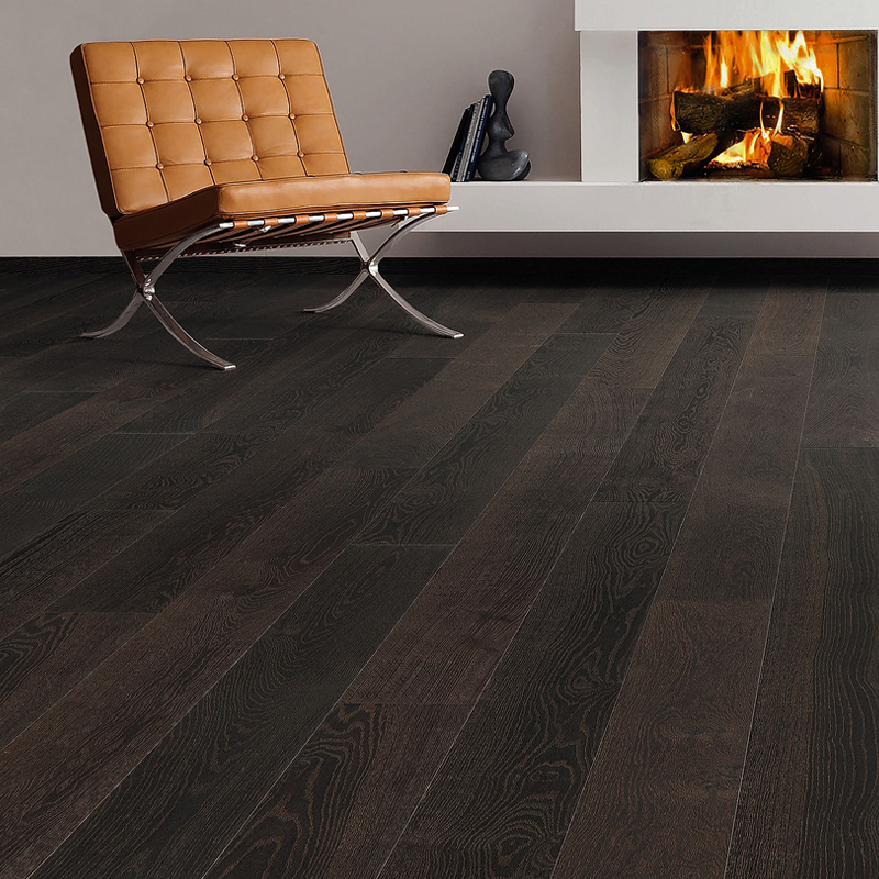 Паркетная доска Haro Series 4000 (5G) 531766 Термодуб Форте брашированный однополосный 4V2200 x 173 x 13.5мм