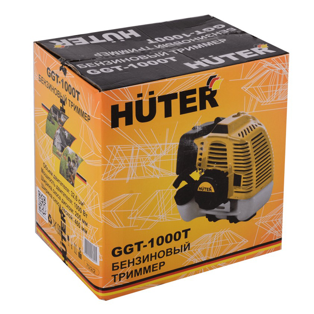 Триммер бензиновый ggt-1000t (1) "huter"