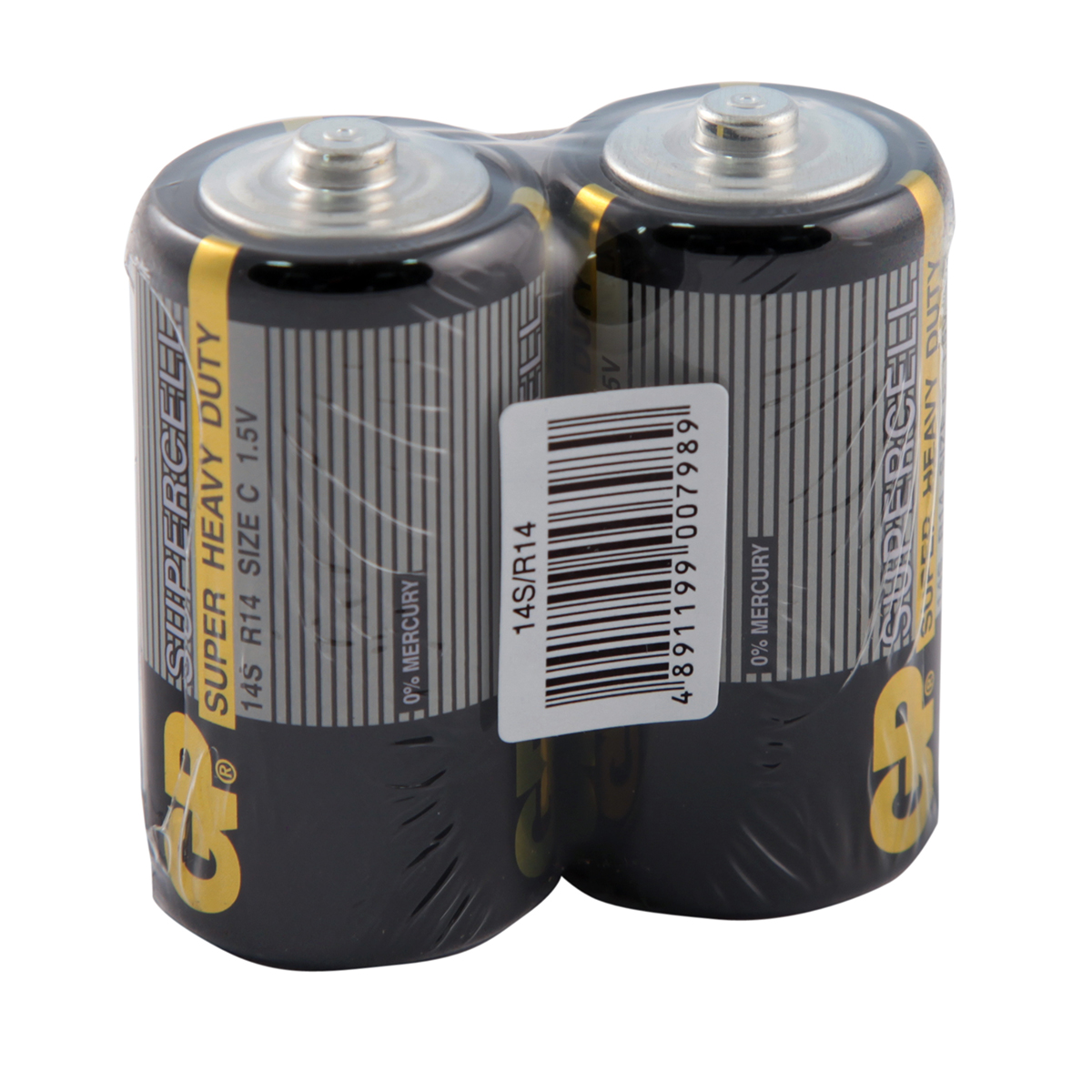 Батарейка gp supercell 14s-os2  тип с (2 шт. в слюде) (12/240)