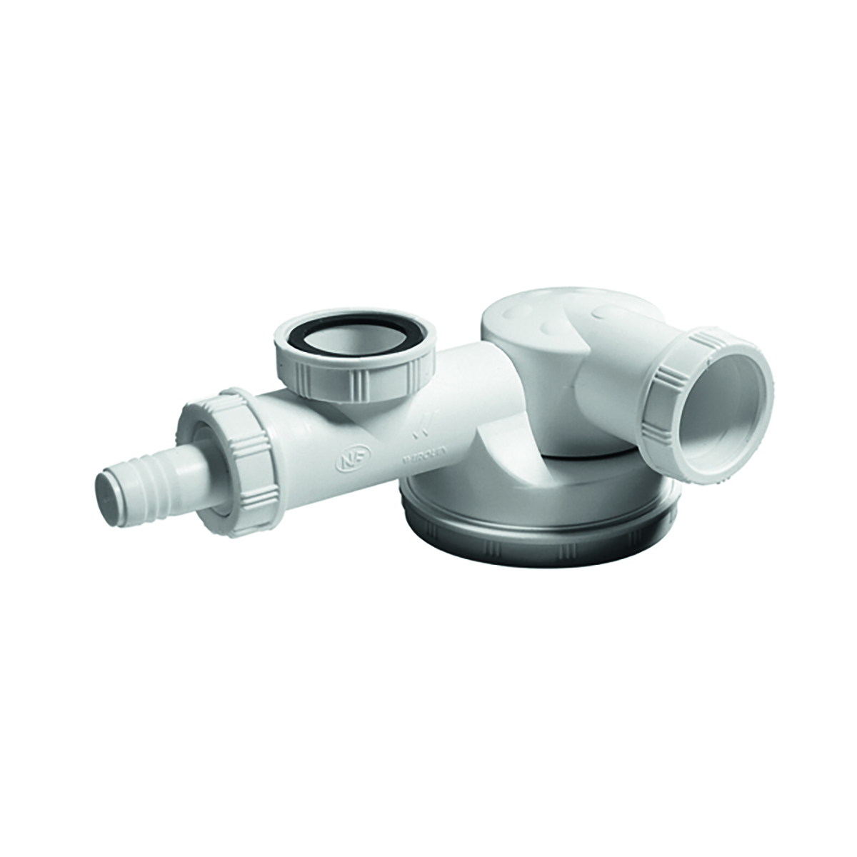 Сифон "espace" без выпуска 1 1/2" х 40 мм с отводом (1/40) "wirquin"