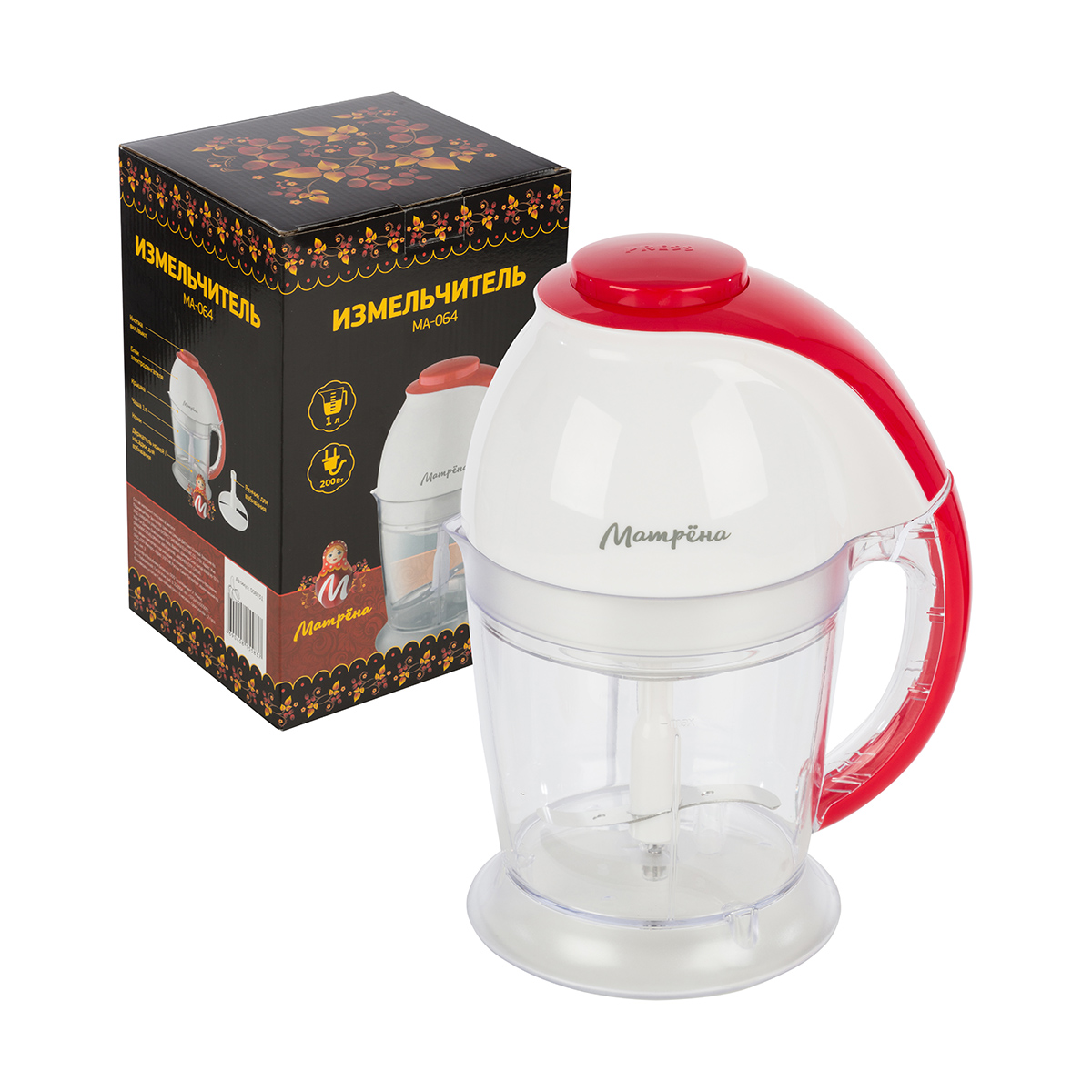 Измельчитель "матрёна" ма-064 чаша 1 л, 200 вт (1/6)
