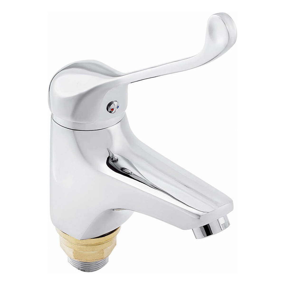 Смеситель для умывальника локтевой псм-740-055 (1/10) "профсан"