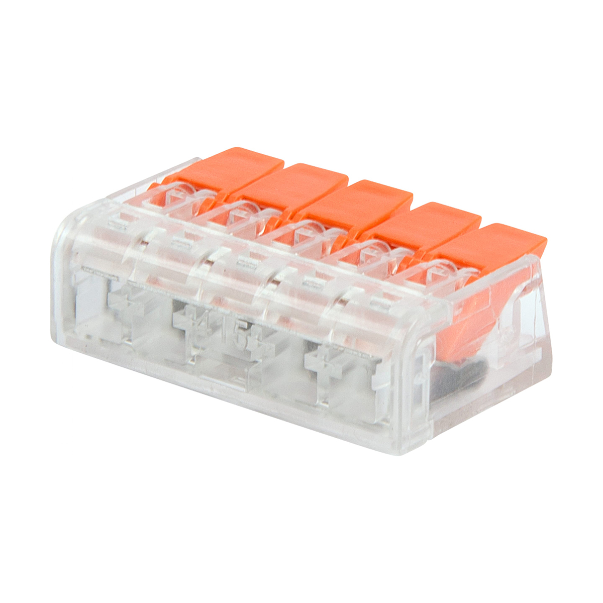 Клеммы универс. компакт. смк 221-415 до 4 мм², 5-прoводн. упак. 5 шт. (1/10/3200)  "rexant" 07-5210