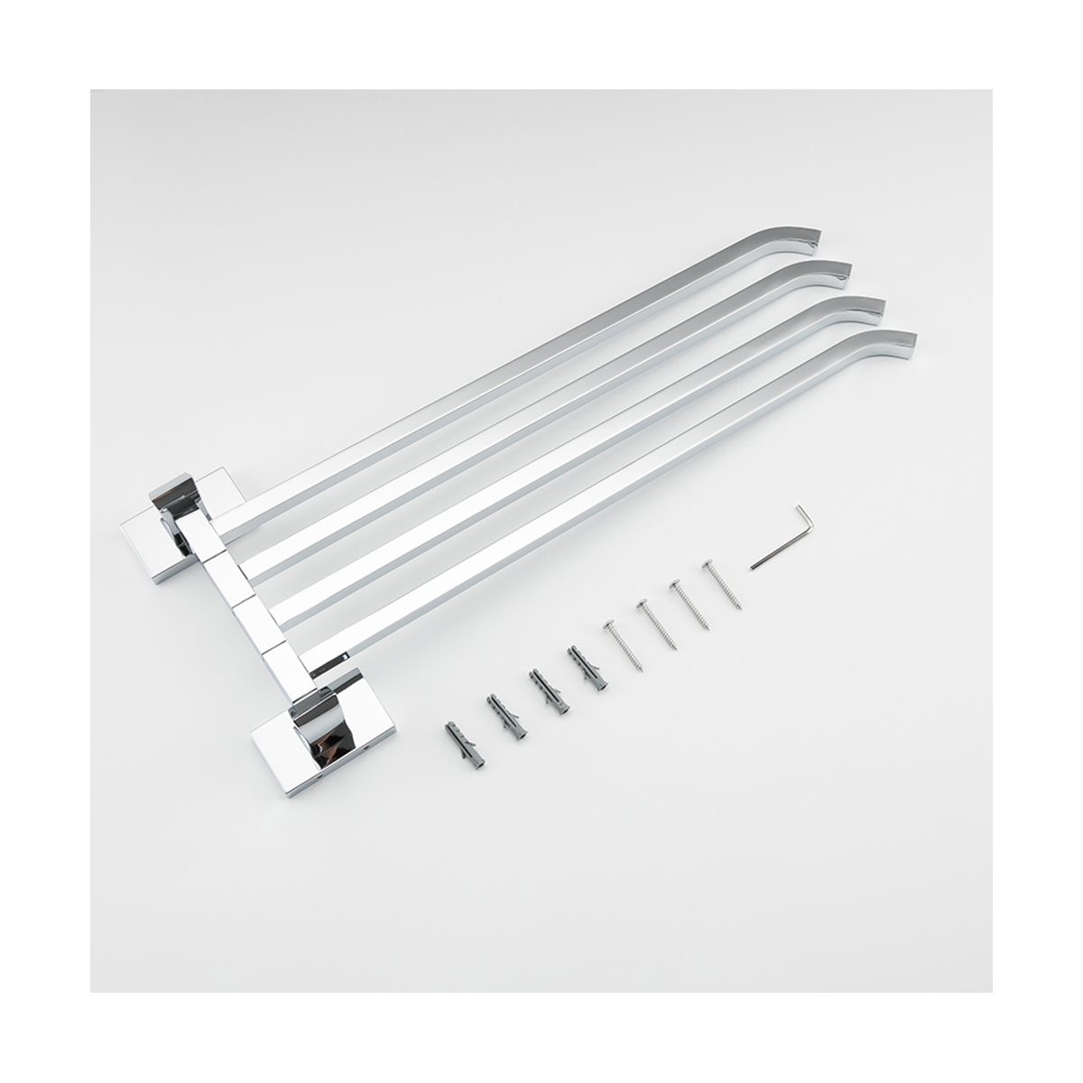 Полотенцедержатель поворотный четверной g0714, хром (1/10) "gappo"