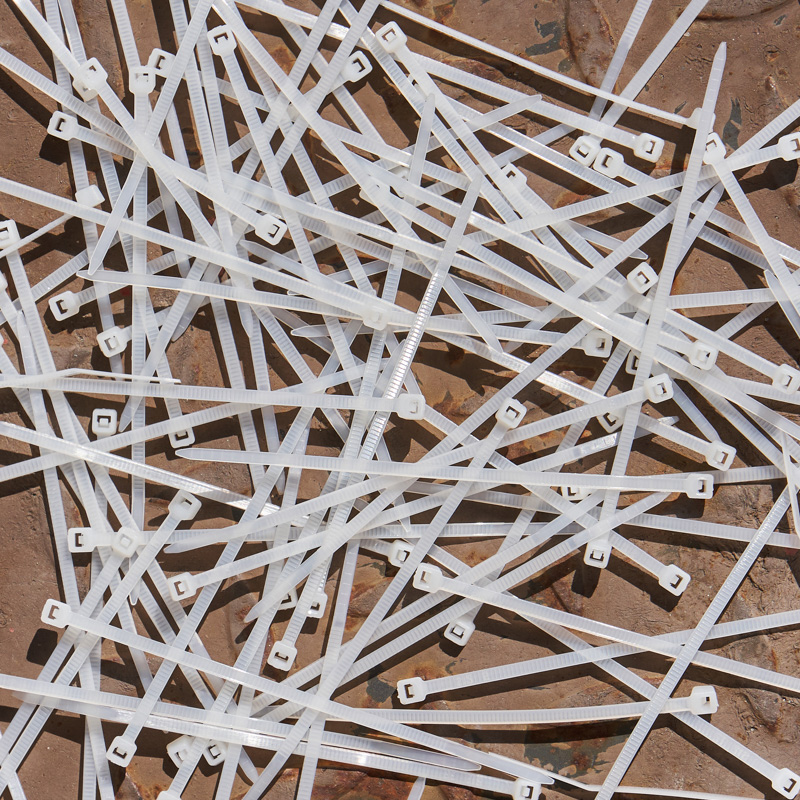 Хомуты нейлон 2,5 х 100 мм (набор 500 шт.), белые (1/60) "rexant" 07-0100-05