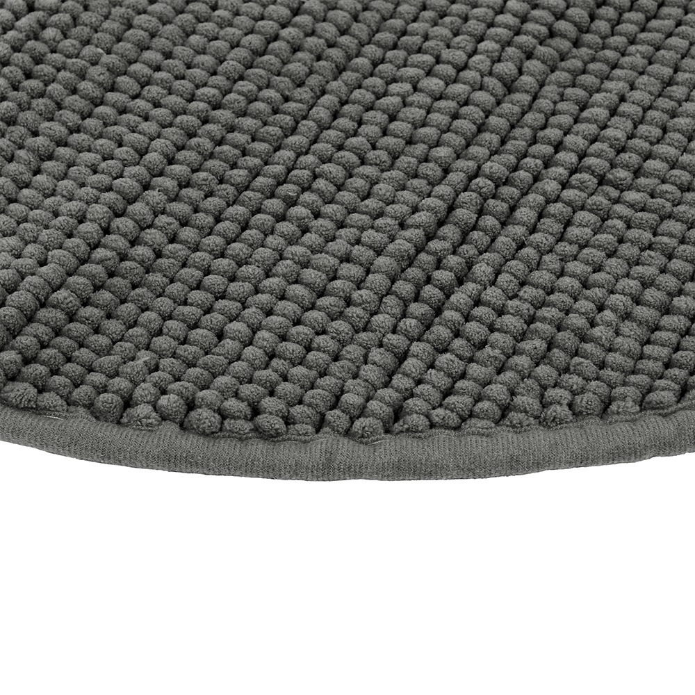 Коврик для ванной "spa" круглый d-55 см (серый) (1/10) "vortex" 24269