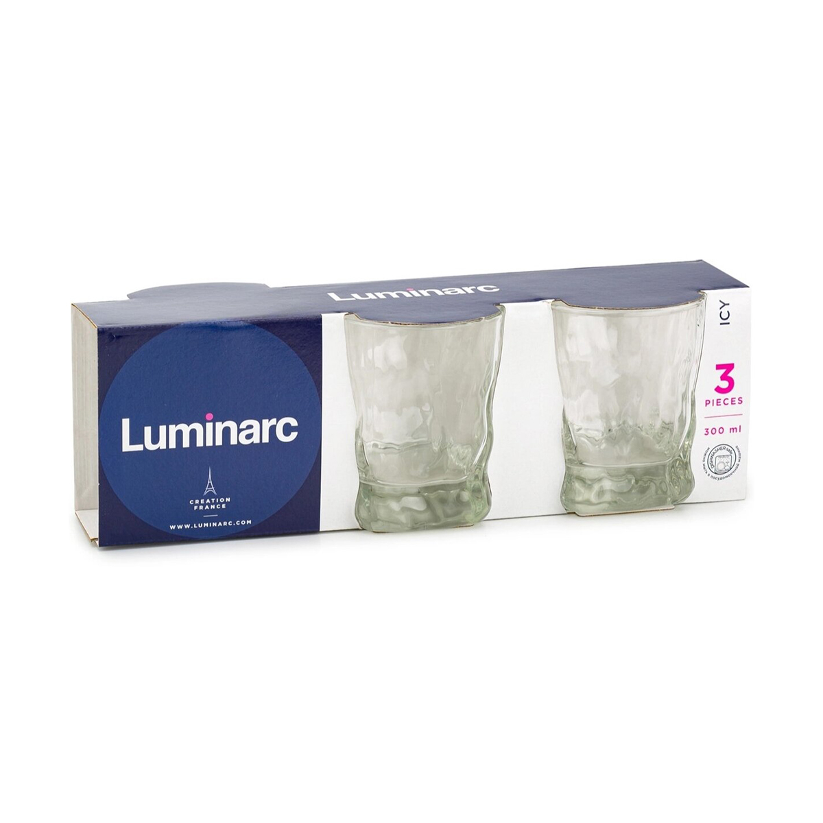 Стакан "айси" 300 мл (набор 3 шт.) (1/6) "luminarc"