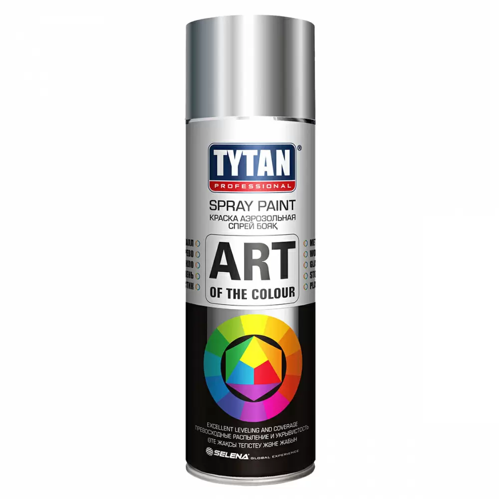 TYTAN PROFESSIONAL ART OF THE COLOUR краска аэрозольная, RAL9006, металлик (400мл)