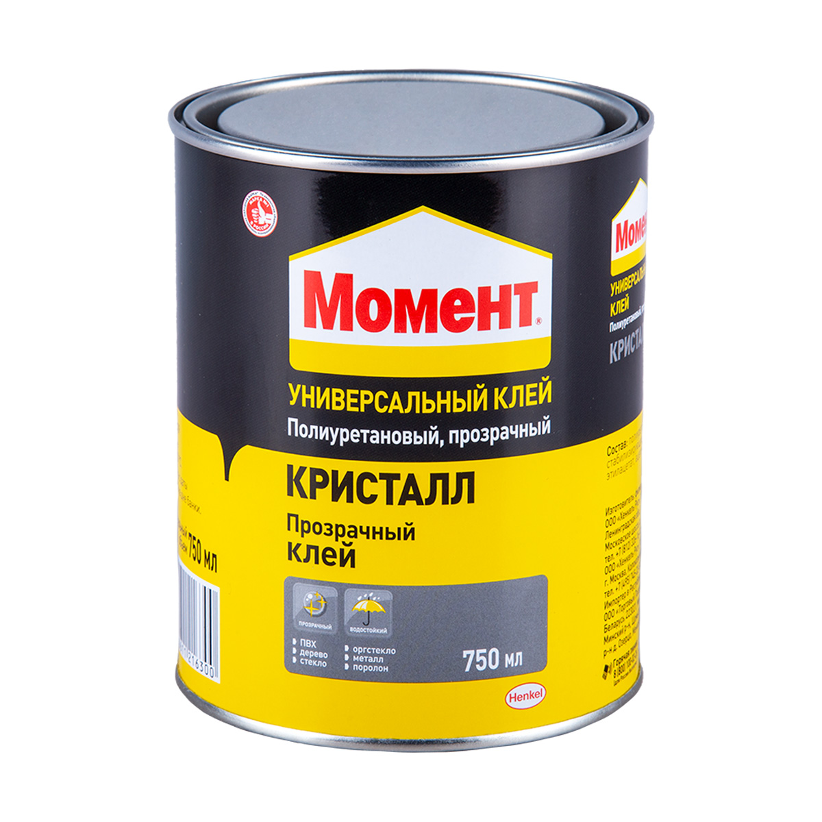 Клей момент кристалл  750 мл (1/6)  хенкель