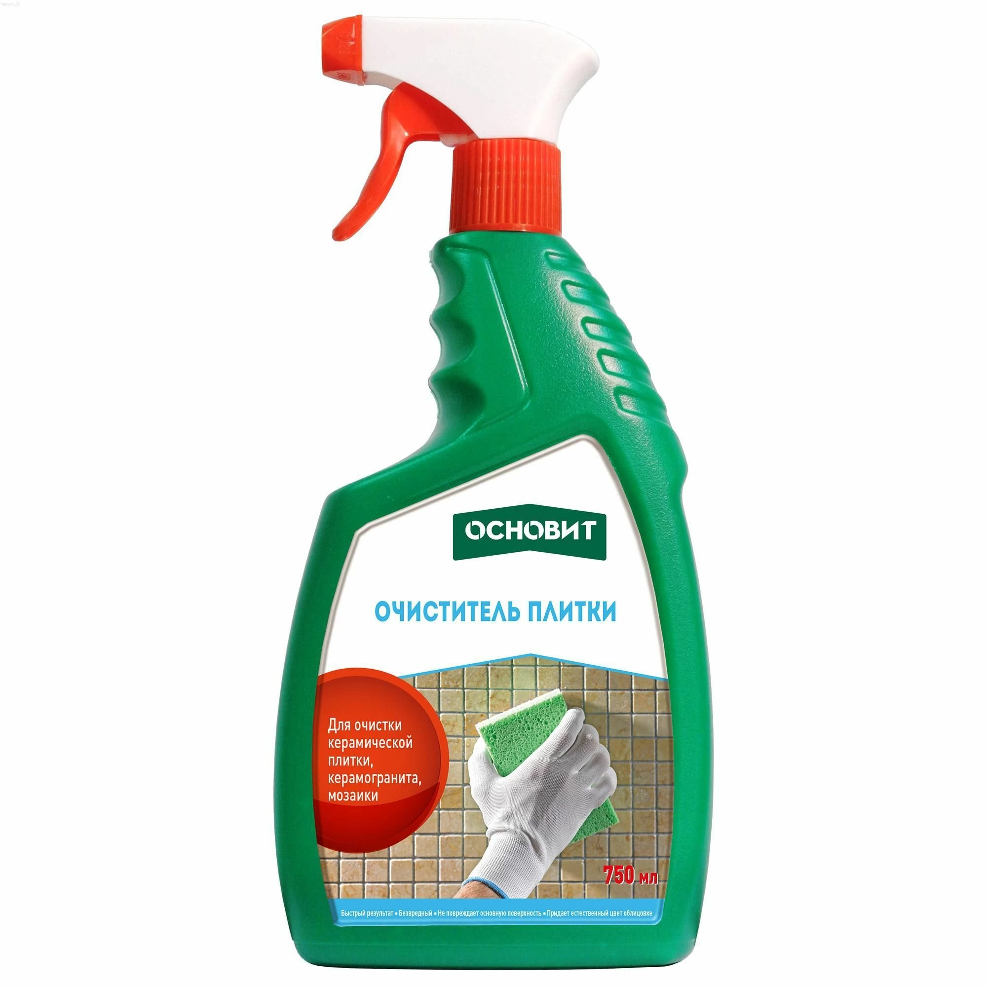 Очиститель плитки ОСНОВИТ Сэйфскрин SAl2, 0,75л