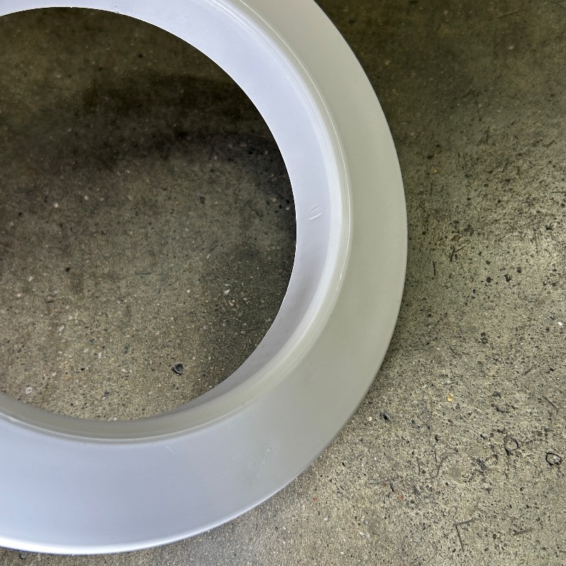 Отражатель McALPINE круглый D=170 мм под 110 мм трубу, белый