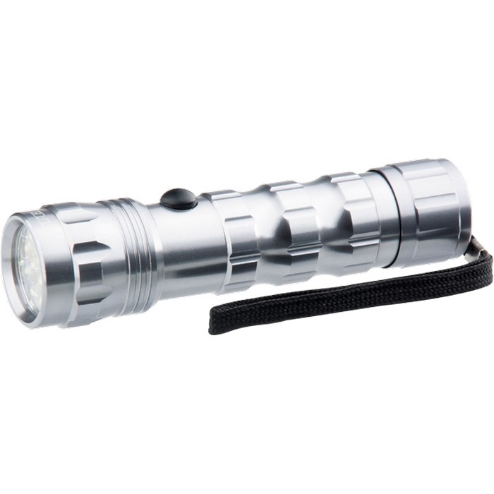Фонарик светодиодный, алюминиевый корпус, влагозащищенный, 12 Led, 3 х ААА Stern (90501)
