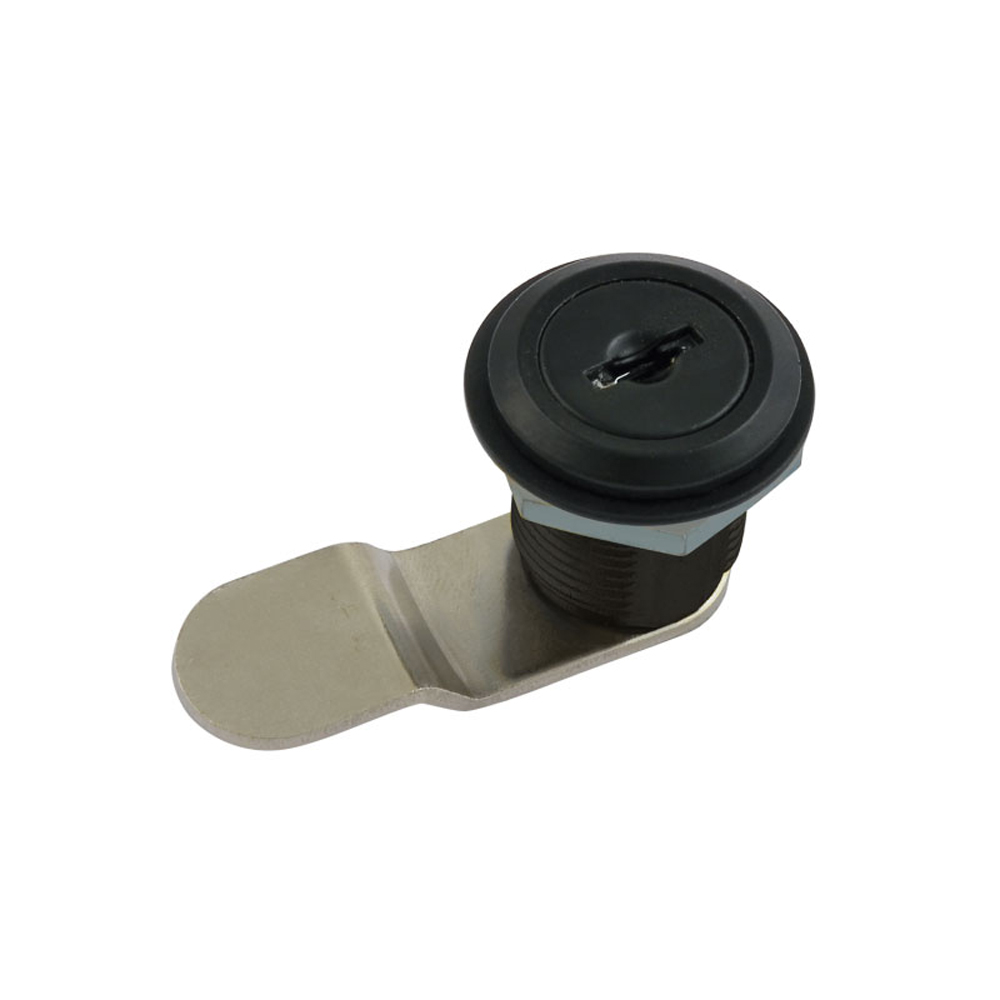 Замок почтовый  6103-16-ип  черный (изогнутая планка) (12/240) "нора-м"