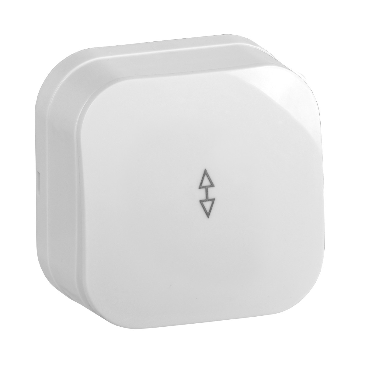 Выключатель открыт. уст. "glory" 1 кл. проходной всп10-1-0-хб, 10а, белый (1/36/432) "iek"