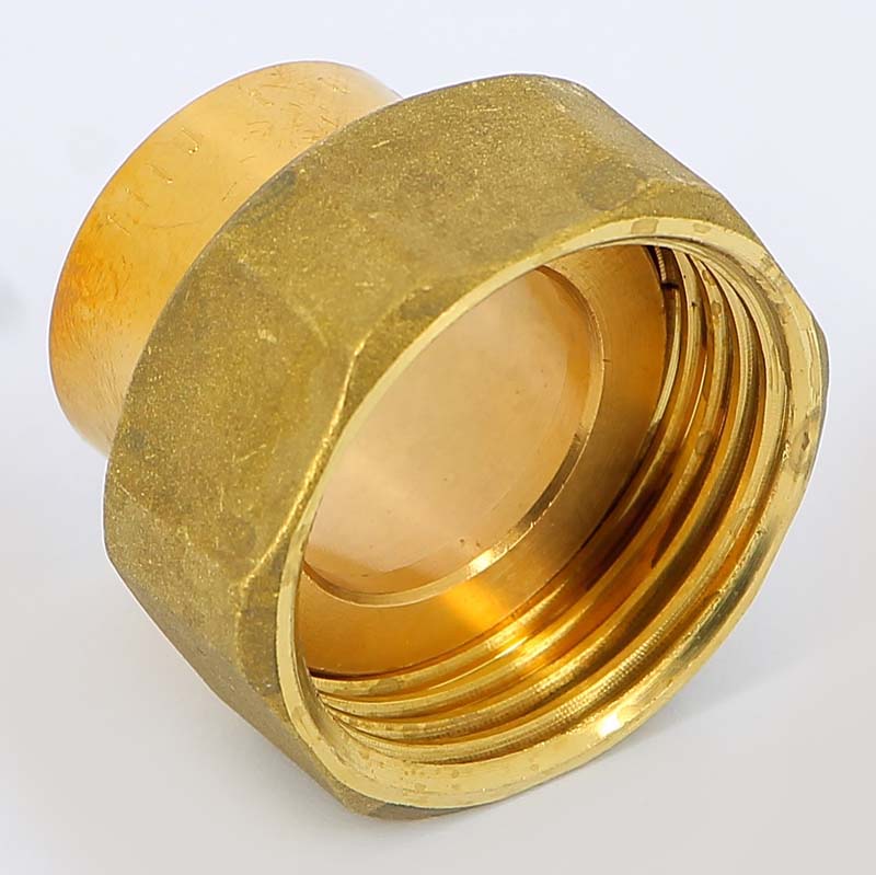 Муфта 22 x 1" с накидной гайкой ВР плоская прокладка VIEGA пайка