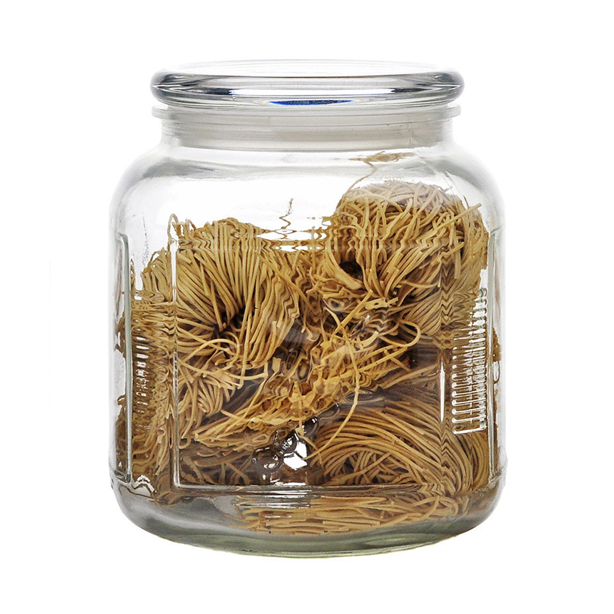 Банка для сыпучих продуктов "aria" 2 л с крышкой, стекло (1/12) "mallony"