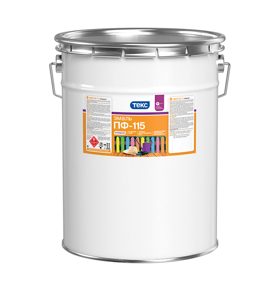 Эмаль "универсал" пф-115 зеленая 24 кг (1) текс