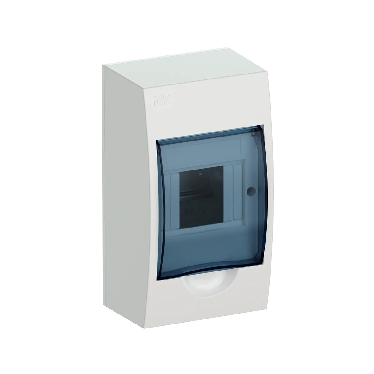 Щиток распределительный навесной "krepta 3" щрн-п-4 ip41, 4 модуля, пластик, белый (1/20) "iek"