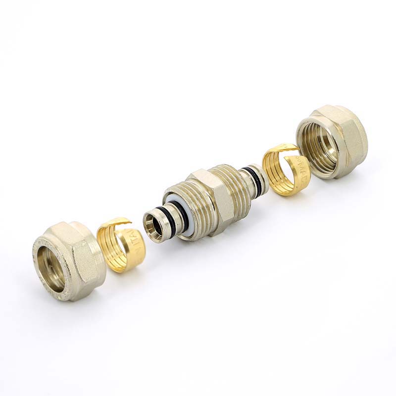 Муфта обжимная 16 х 16 UNI-FITT для металлопластиковых труб