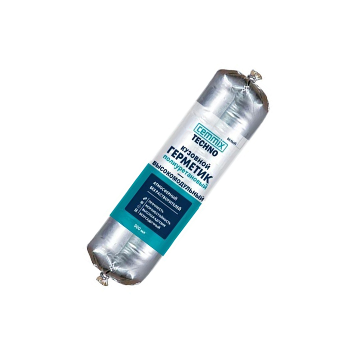 Герметик полиуретановый кузовной 300 мл белый (23) "cemmix"