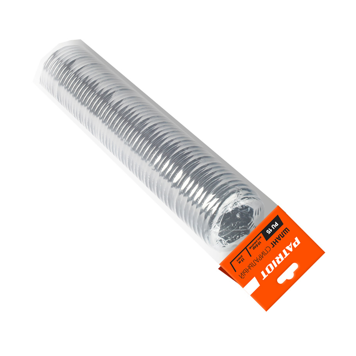 Шланг спиральный для пневмоинструмента pu 15 (1/20) "patriot" 830901045
