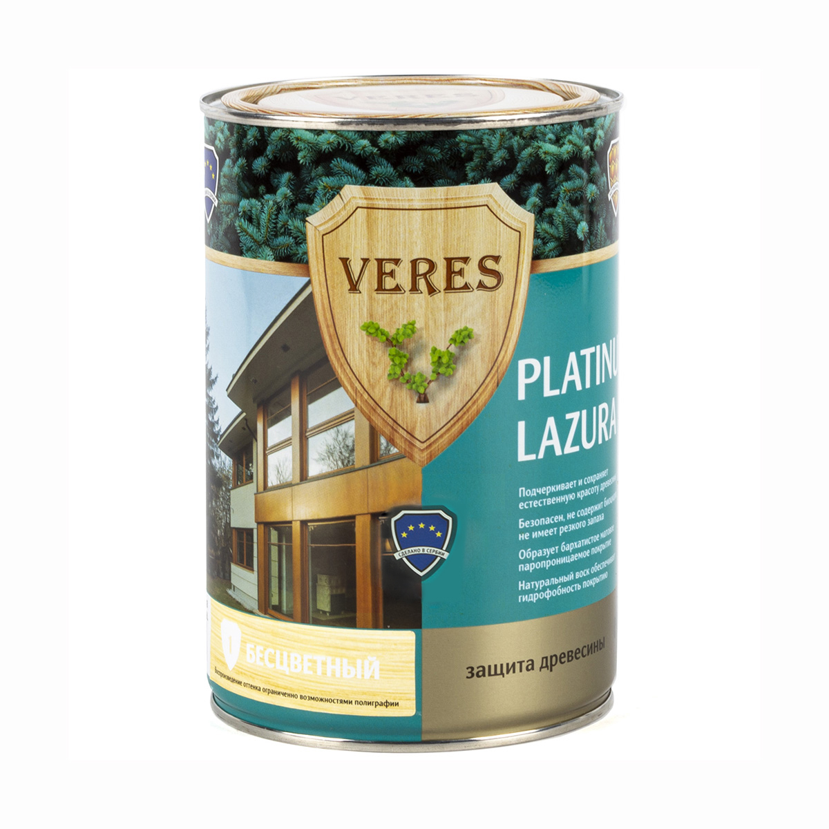 Верес платинум № 1 бесцветный  0,9 л (1/6) "veres"