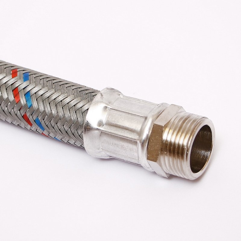 Подводка из нержавеющей стали антивибрационная UNI-FITT ВН 1", 80 см, DN 25