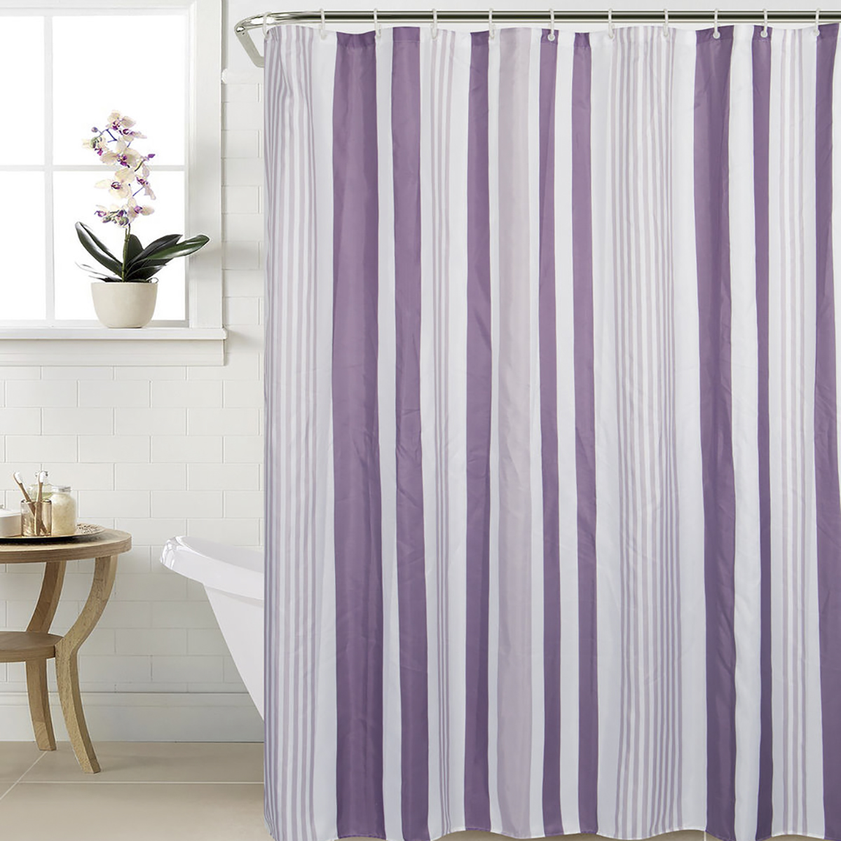 Штора для ванной 180*200 см (полиэстер) "ruby" (1/20) "swensa" swc-90-86