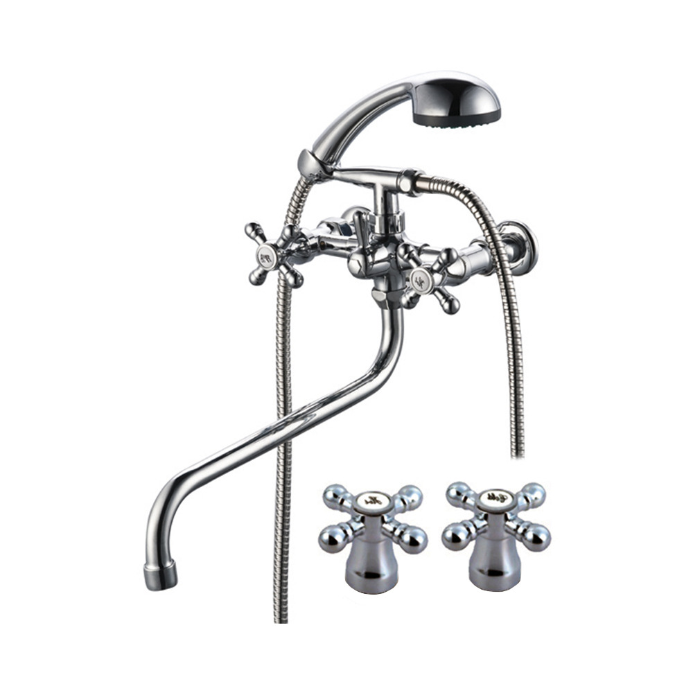 Смеситель для ванн псм-165-к/89 длинный излив (1/10) "профсан"