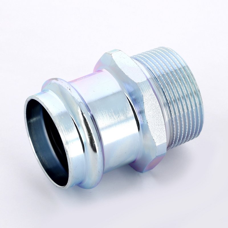 Муфта пресс-Н 42x1"1/2 оцинкованная сталь Prestabo VIEGA