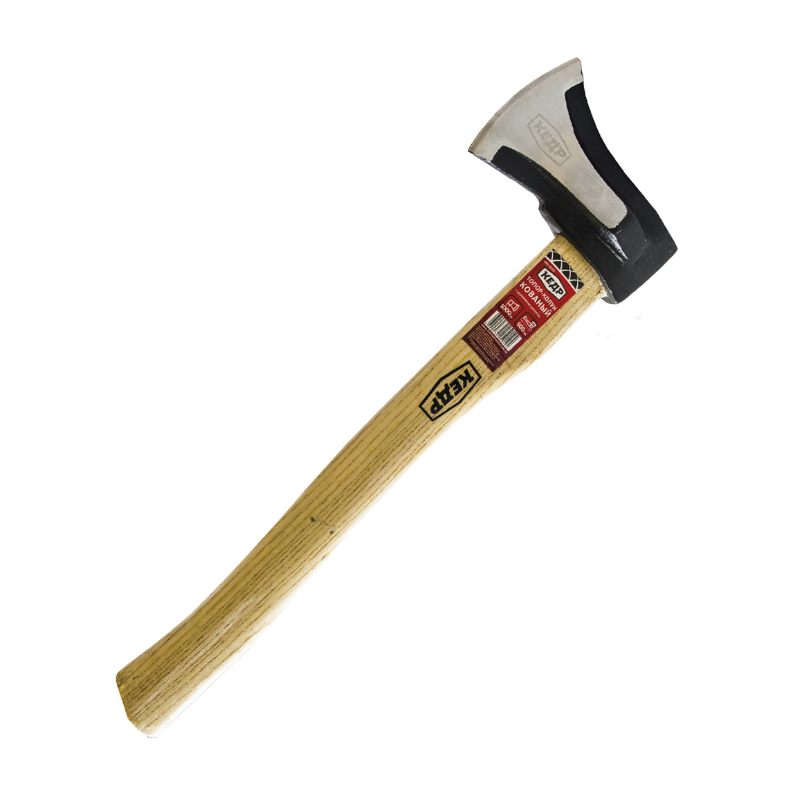 Топор-колун кованый дерев. ручка 1 кг (1/6/12) "кедр"  061-1100