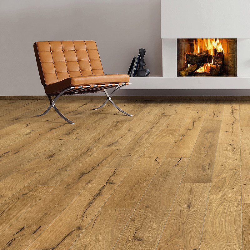 Паркетная доска Haro Series 4000 (5G) 529587 Дуб Алабама брашированный однополосный 4V2200 x 180 x 13.5мм