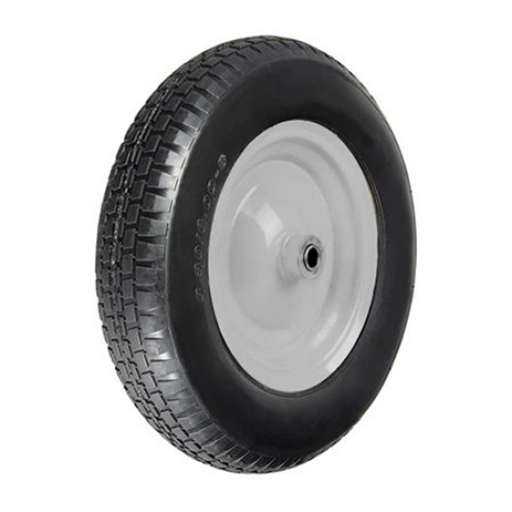 Колесо для тачки d=380 мм, подшипник d=16 мм полиуретан. (pu 4.00-8/16) (1/5)