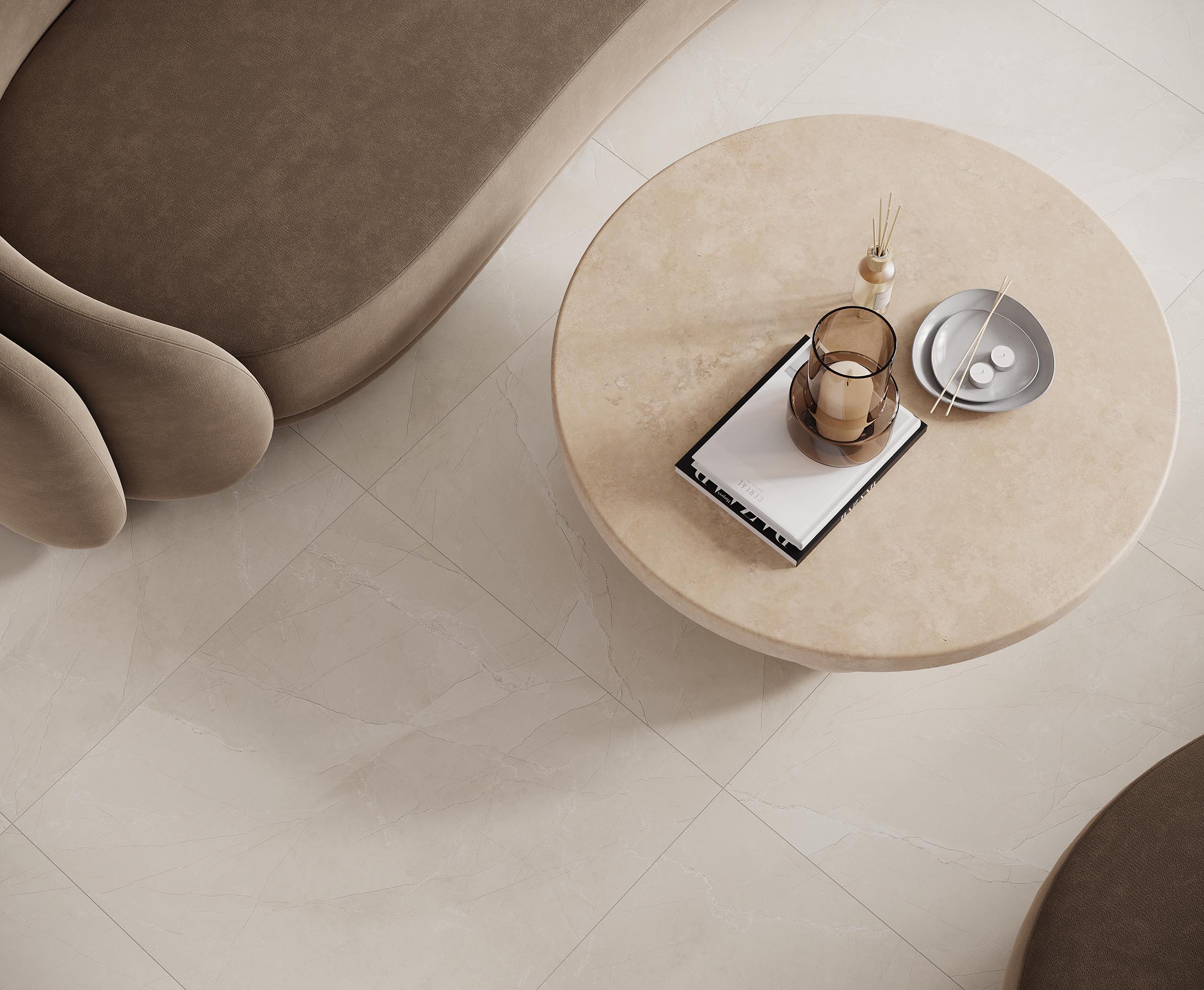 Astilio crema керамогранит сатинированный 80x80