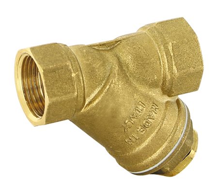 Фильтр косой В с магнитом UNI-FITT латунь 3/4" для грубой очистки воды 1000 мкм