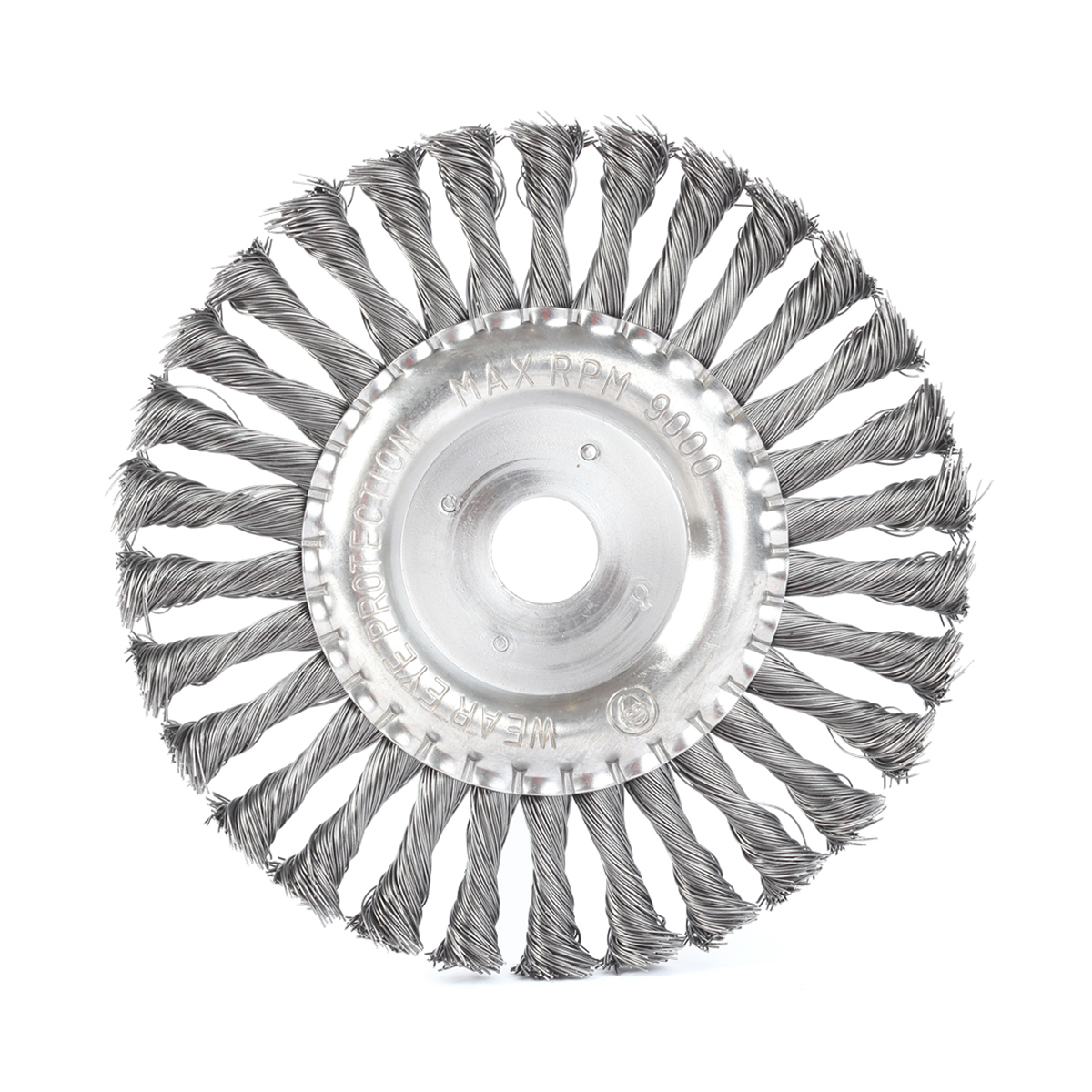 Щетка для ушм круглая 125 х 22,23 мм, витая провол. (1/10/60) "patriot" 813010011