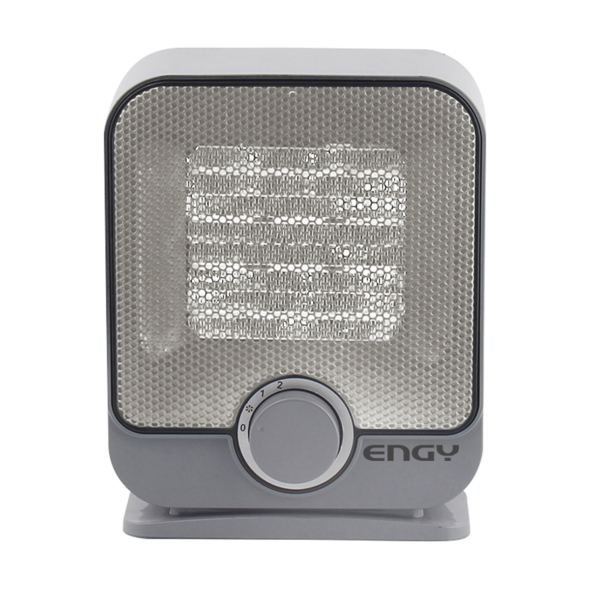 Тепловентилятор настольный металлокерамич. ptc-319  1,5 квт (серый) (1/10) "engy"