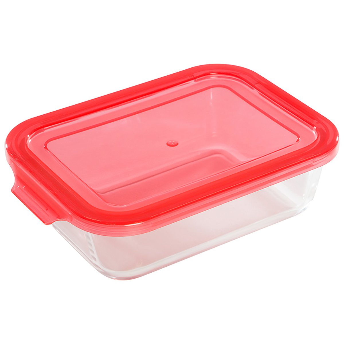 Контейнер "limpido" прямоуг. 1 л жаропрочн. стекло, пласт. крышка (1/12) "mallony"