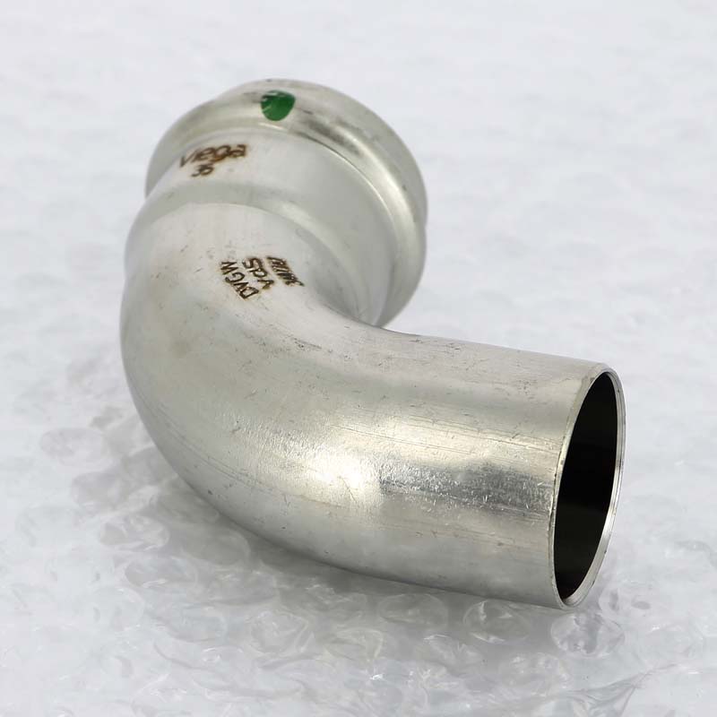 Угол-вставка пресс 35 нержавеющая сталь Sanpress Inox VIEGA