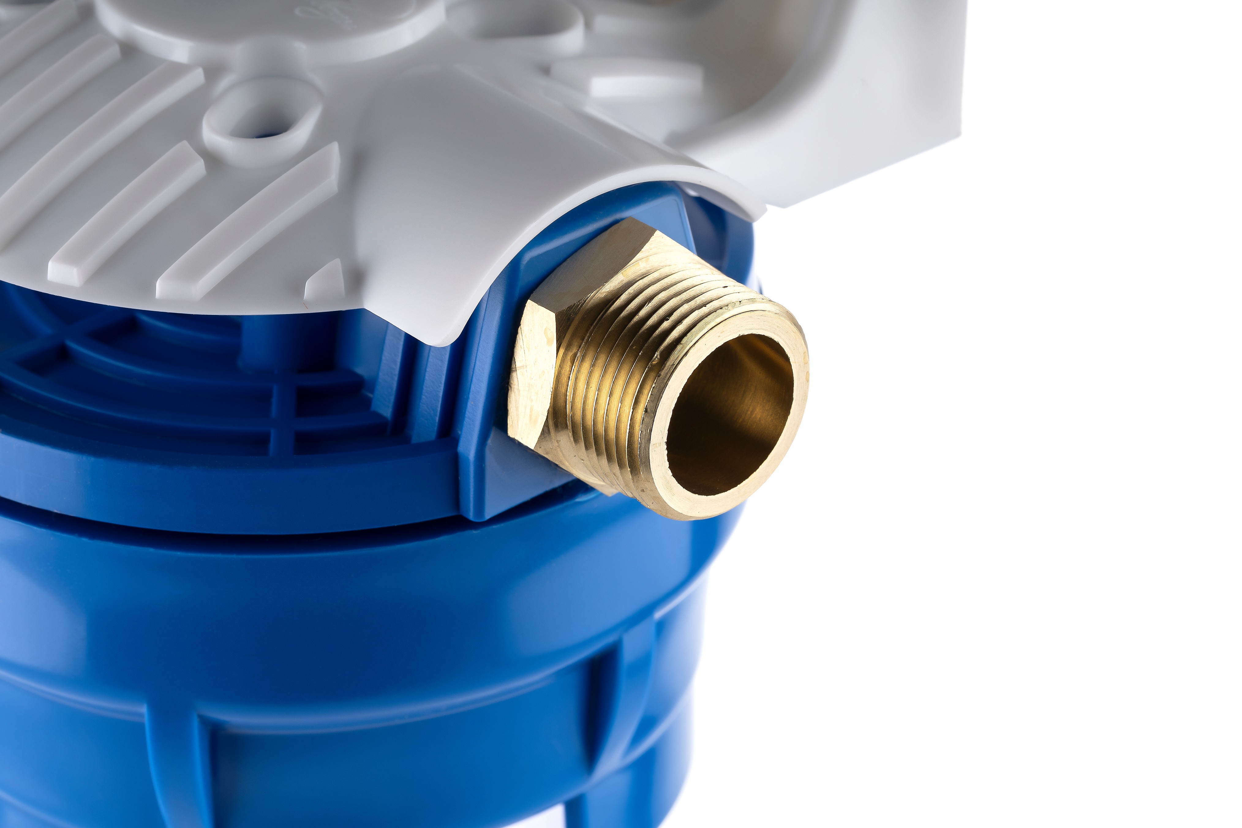 Корпус Гейзер 10" 1/2" x 3/4" прозрачный для холодной воды