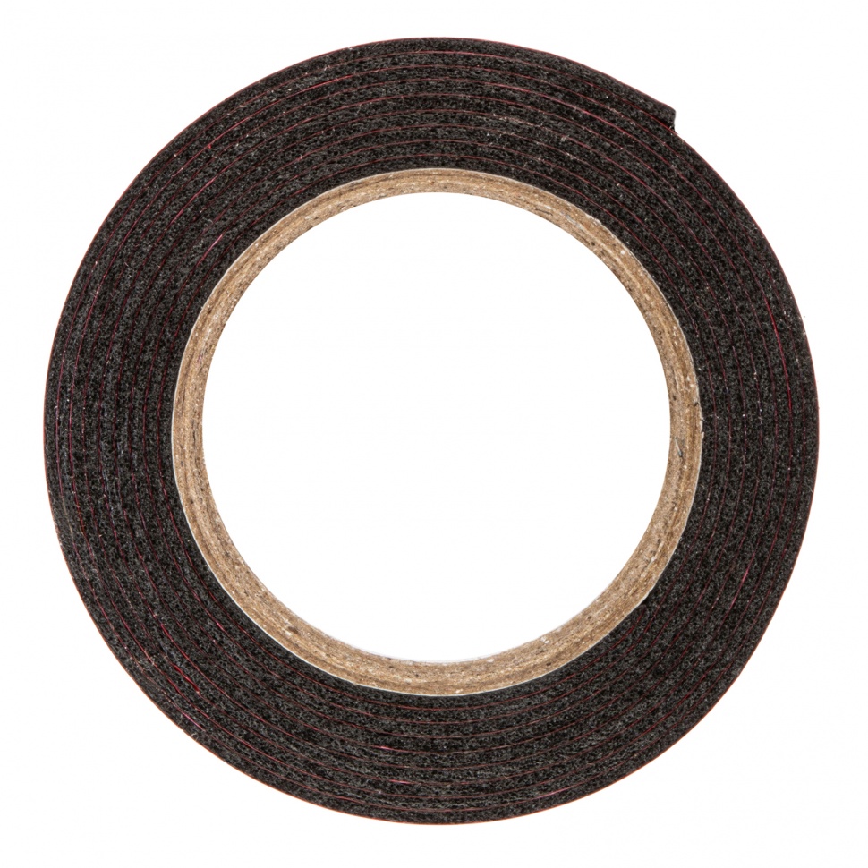 Лента клейкая на вспененной основе, двусторонняя, черная, 19 мм х 1.5 м Matrix (89085)