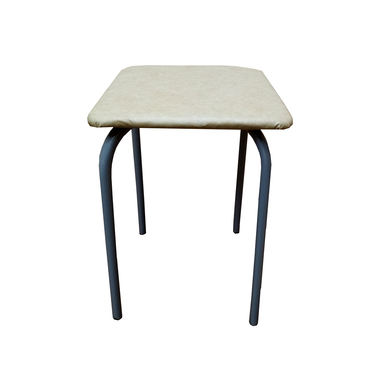 Табурет "strong" мягкое квадратное сиденье 28 см (бежевый) (1) "new victoria"