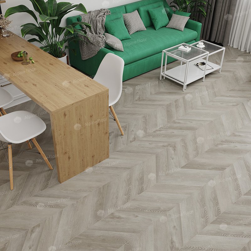 SPC Ламинат Alpine Floor SPC Chevron Alpine ECO 18-1 Дуб Фантазия 4V 43кл
