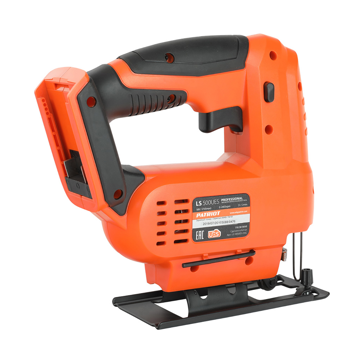 Лобзик аккум. ls 500ues (без аккум. и заряд. устр-ва) (1/5) "patriot" 110303050